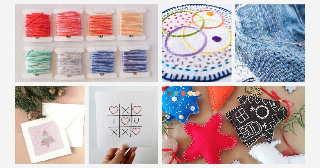 Hand embroidery courses and Free embroidery patterns